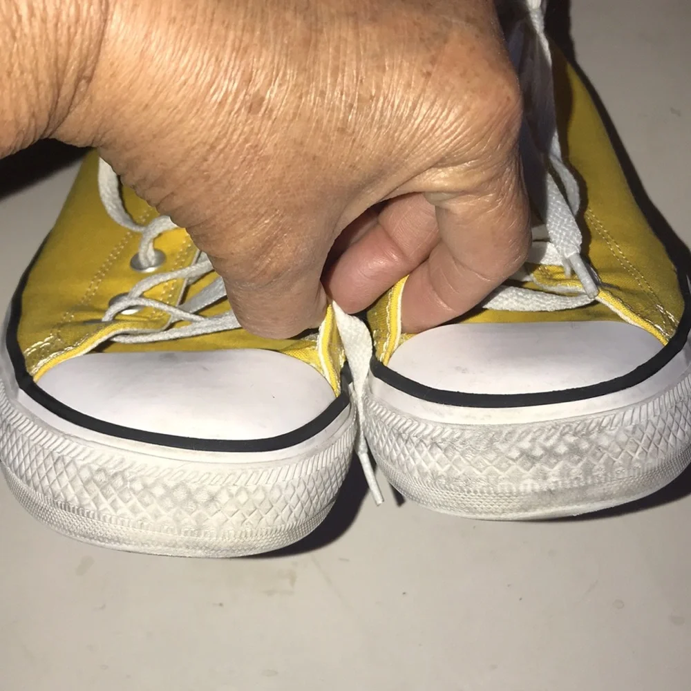 Unisex Yellow High-Top Converse Sneakers